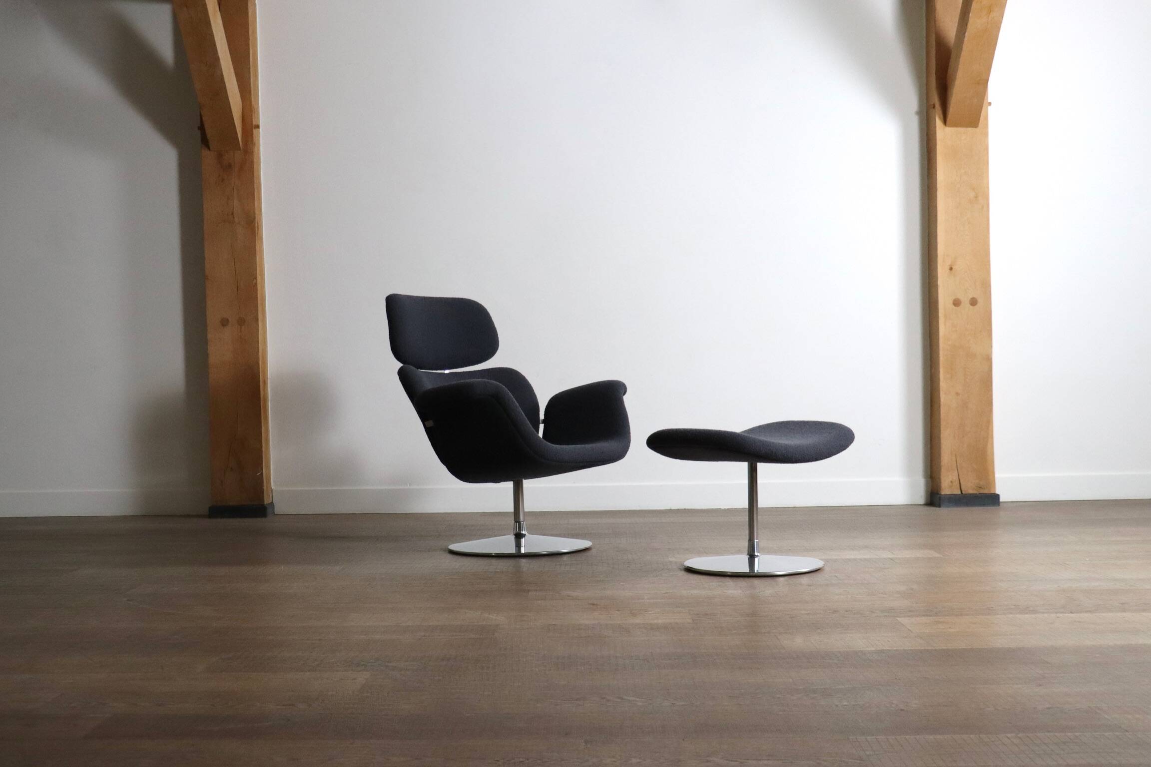 Artifort F545 Big Tulip With Ottoman By Pierre Paulin
