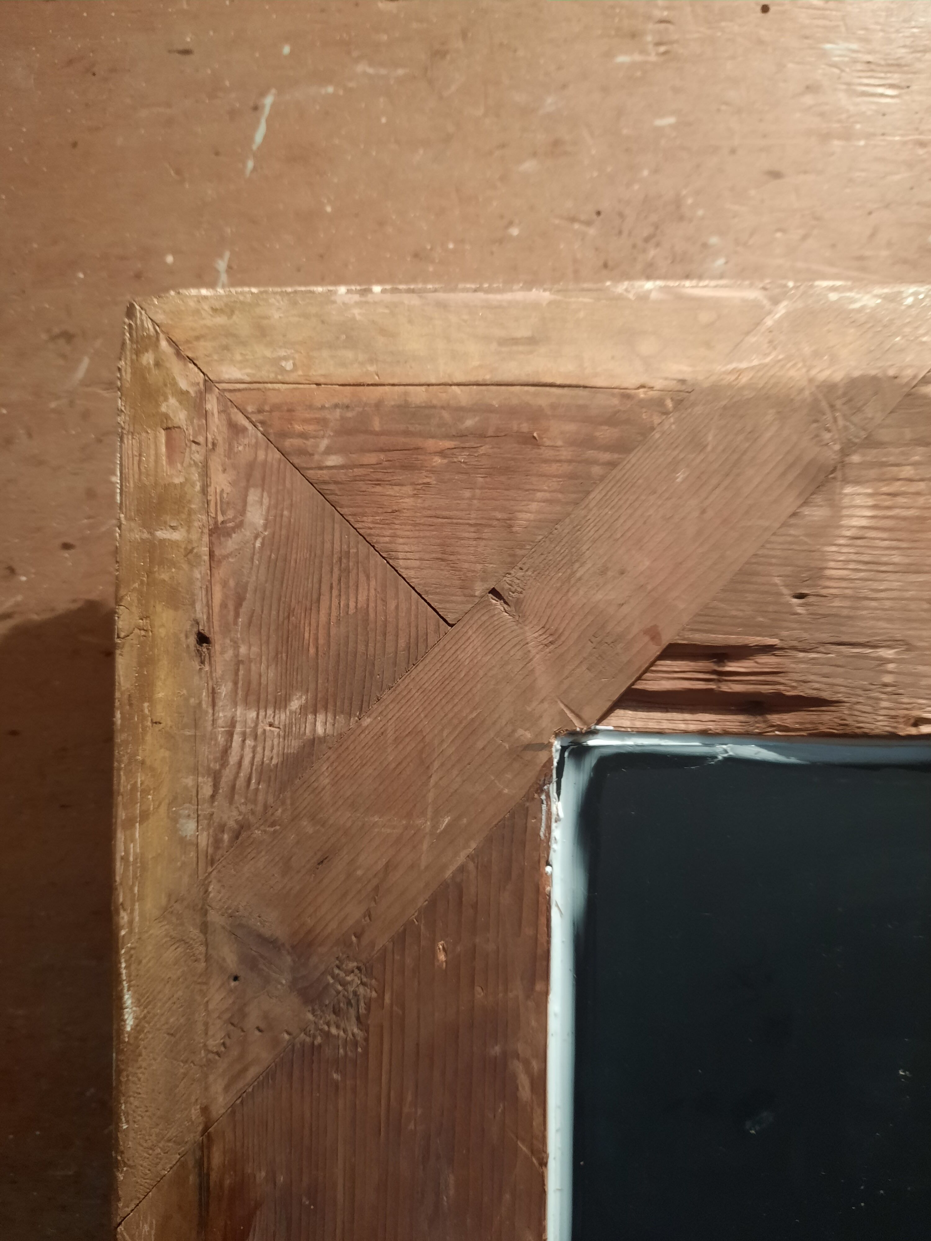 Gilded wood mirror 59x76cm