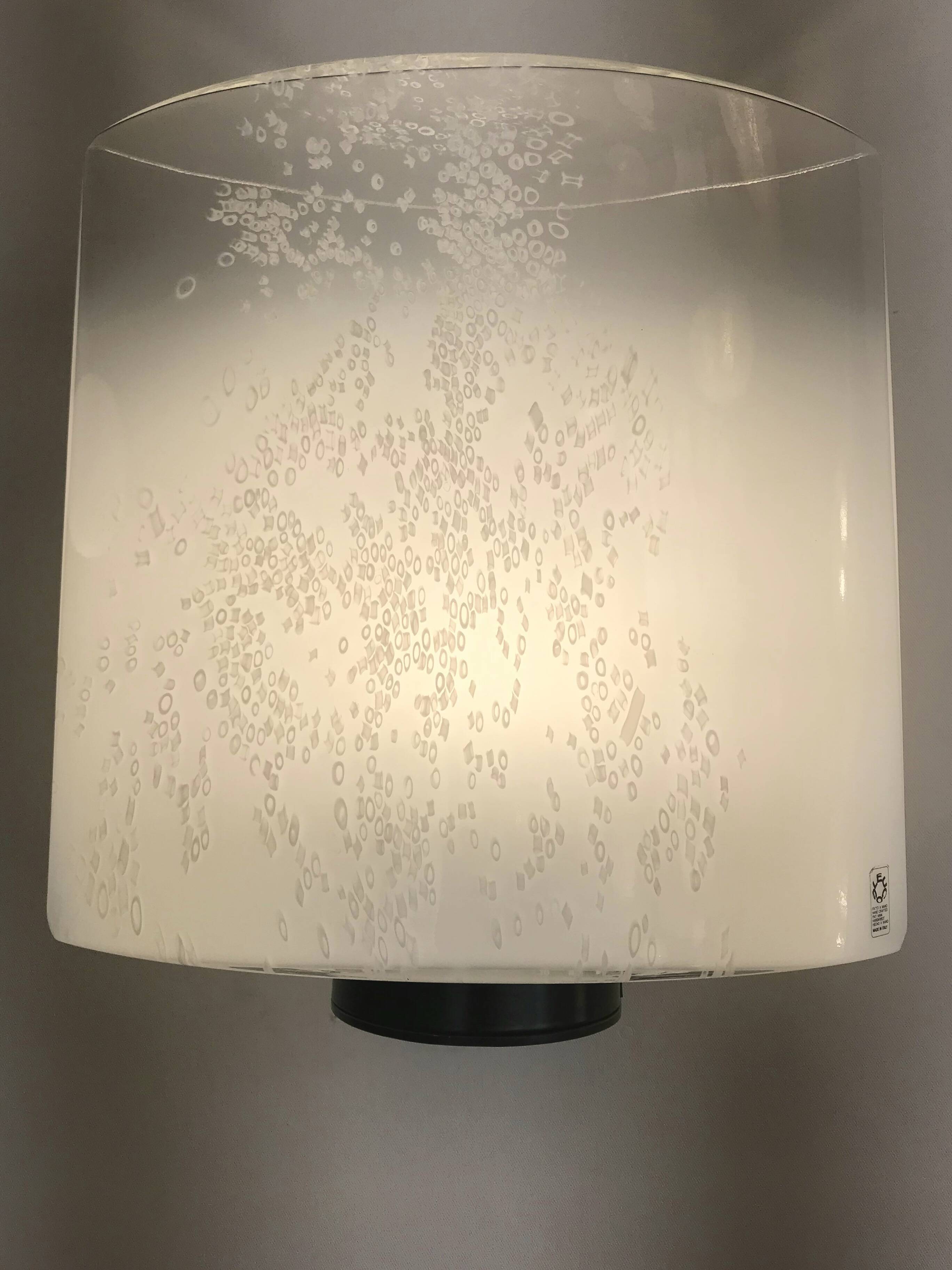 Idra wall lamp, Rosanna Toso, Leucos, 1982