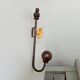Vintage folk art wall coat rack