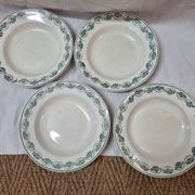 Earthenware plates nineteenth, Céranord St Amand