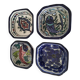 4 glazed earthenware bowls