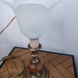 Art Deco brass lamp