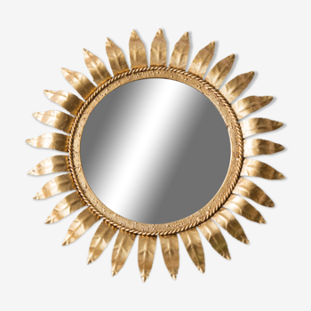 Spanish golden sun mirror 60s/70s