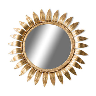 Spanish golden sun mirror 60s/70s