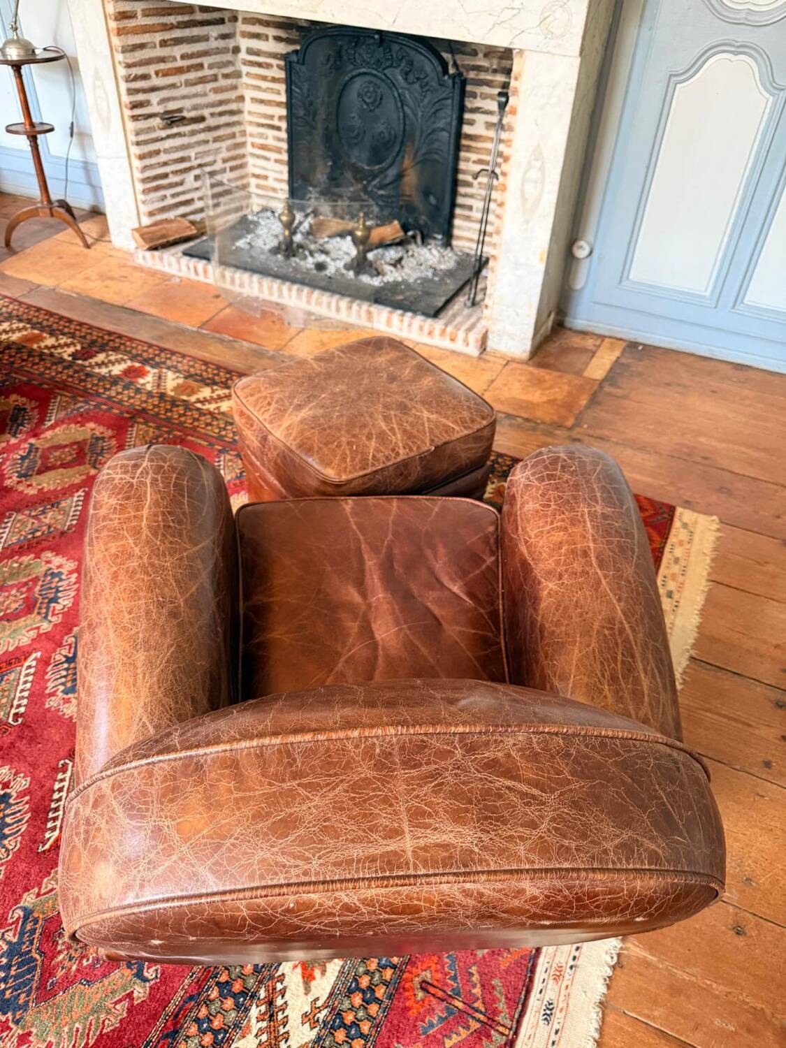 Club chair + footrest