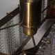 Wiktor Berndt Mid-Century Crystal And Brass Ceiling Light, For Flygsfors, Sweden