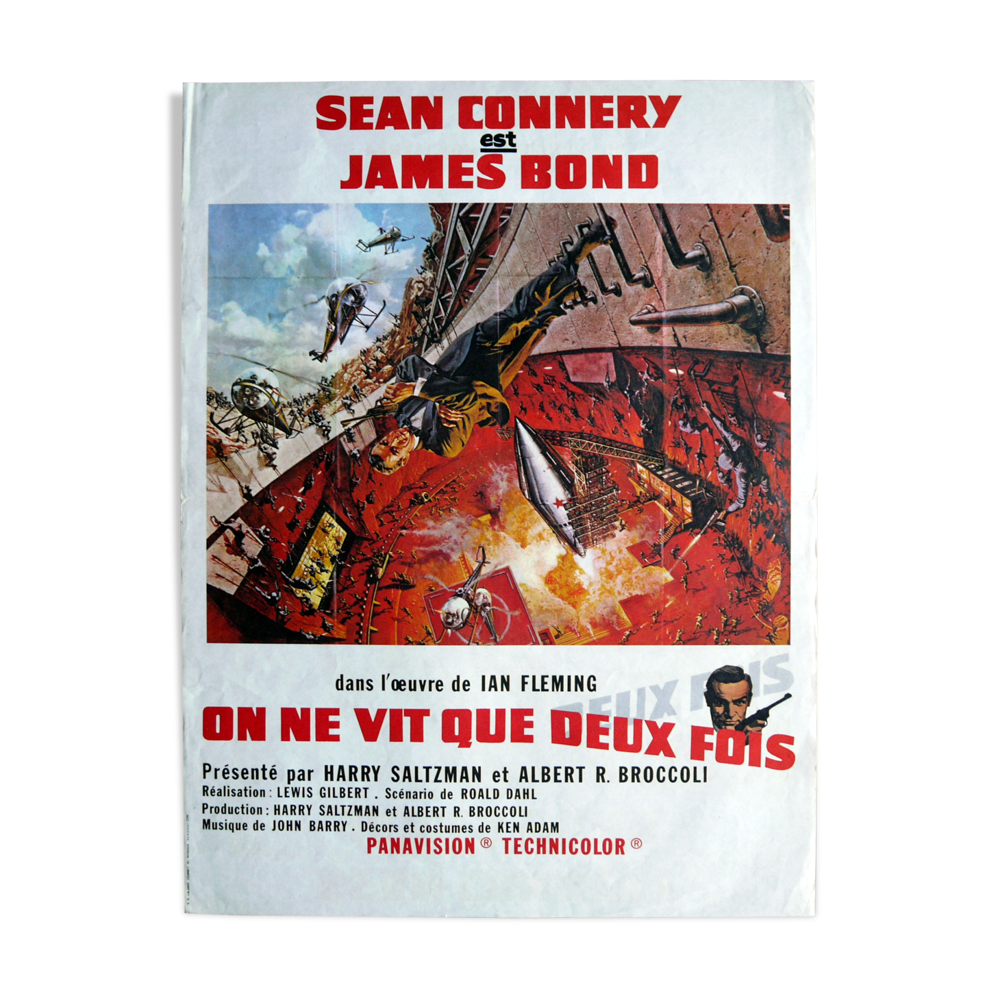 Original movie poster "We only live twice" Sean Connery - James Bond 007