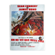 Original movie poster "We only live twice" Sean Connery - James Bond 007