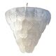 Contemporary White Graniglia Petal Chandelier by Simoeng