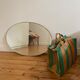Oval bevelled mirror - 72x51cm