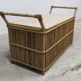 Bamboo bench chest 1960