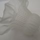 Oblique wall lamp at 45 ° porcelain tulip frosted glass