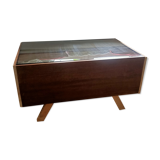 Table basse vitrée