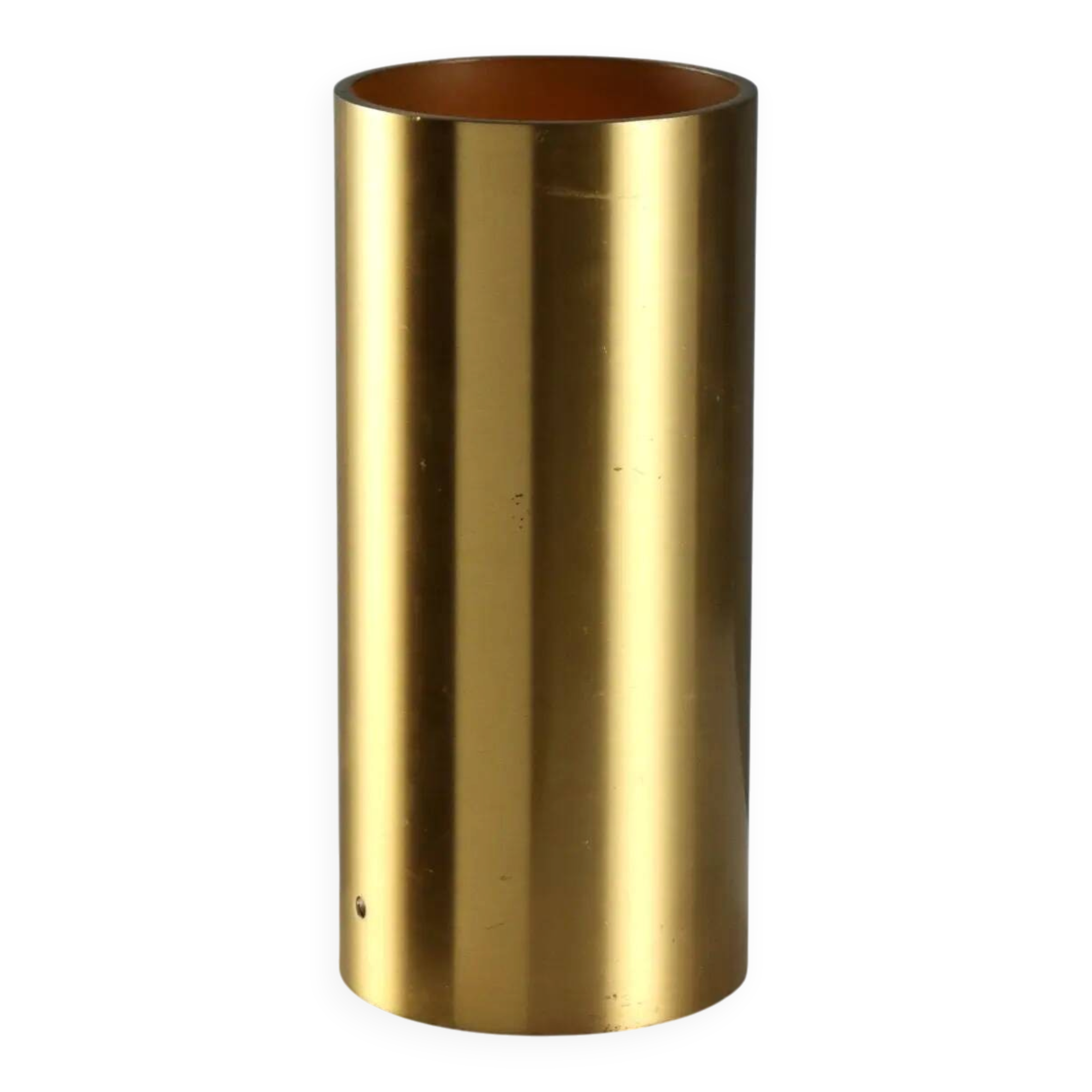 Vintage brass table lamp, minimalist design, Italy, 1960s-1970s