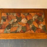 Oak and ceramic coffee table