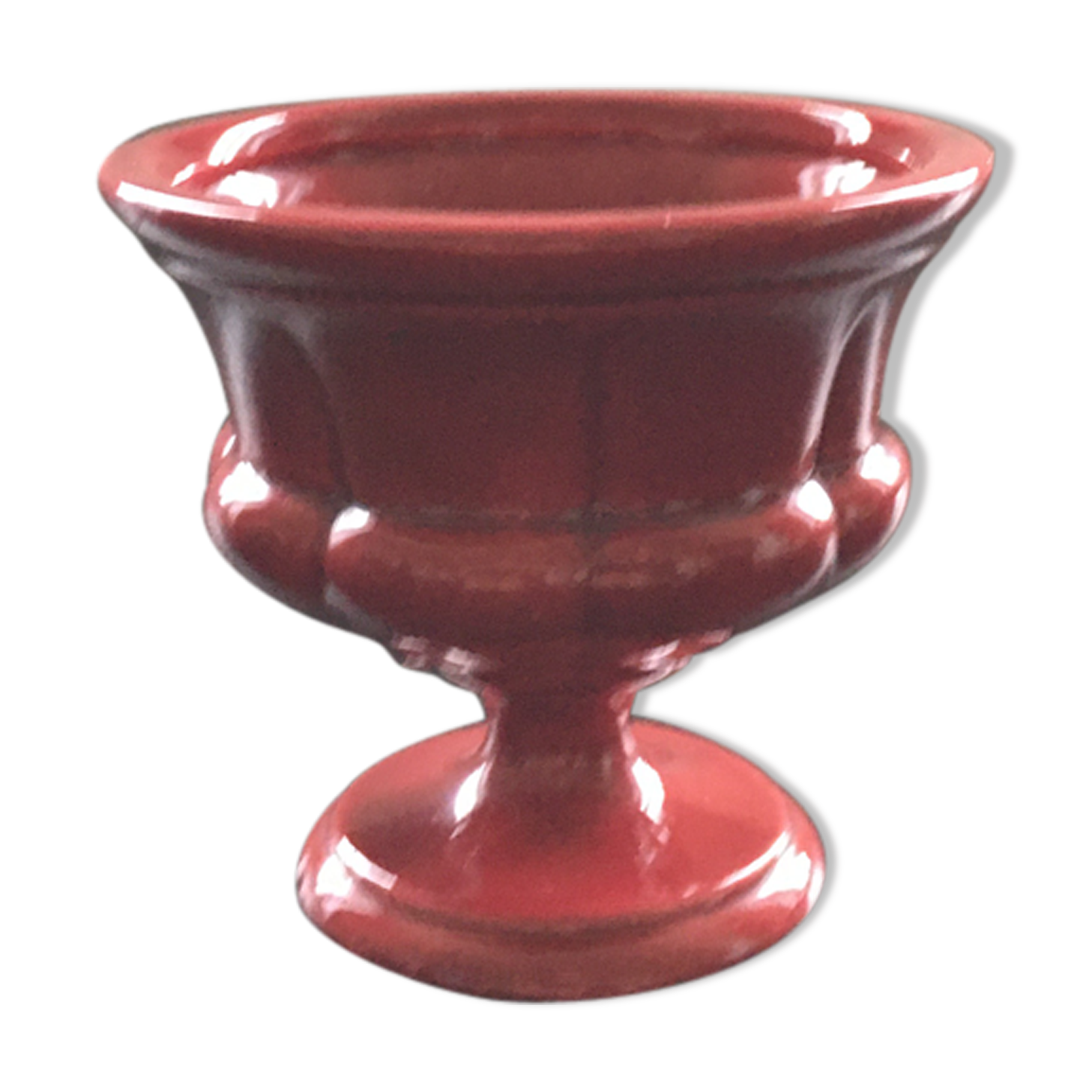 Médicis style burgundy vase