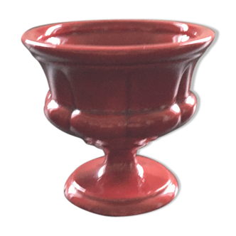 Vase style Médicis burgundy