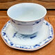 6 octagonal tea cups and saucers porcelain Haviland Limoges