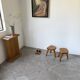 Pair of Henri Bataille oak stools