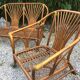 Vintage rattan living room 1970