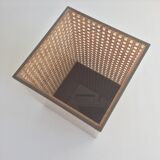 Planter in glass and caning