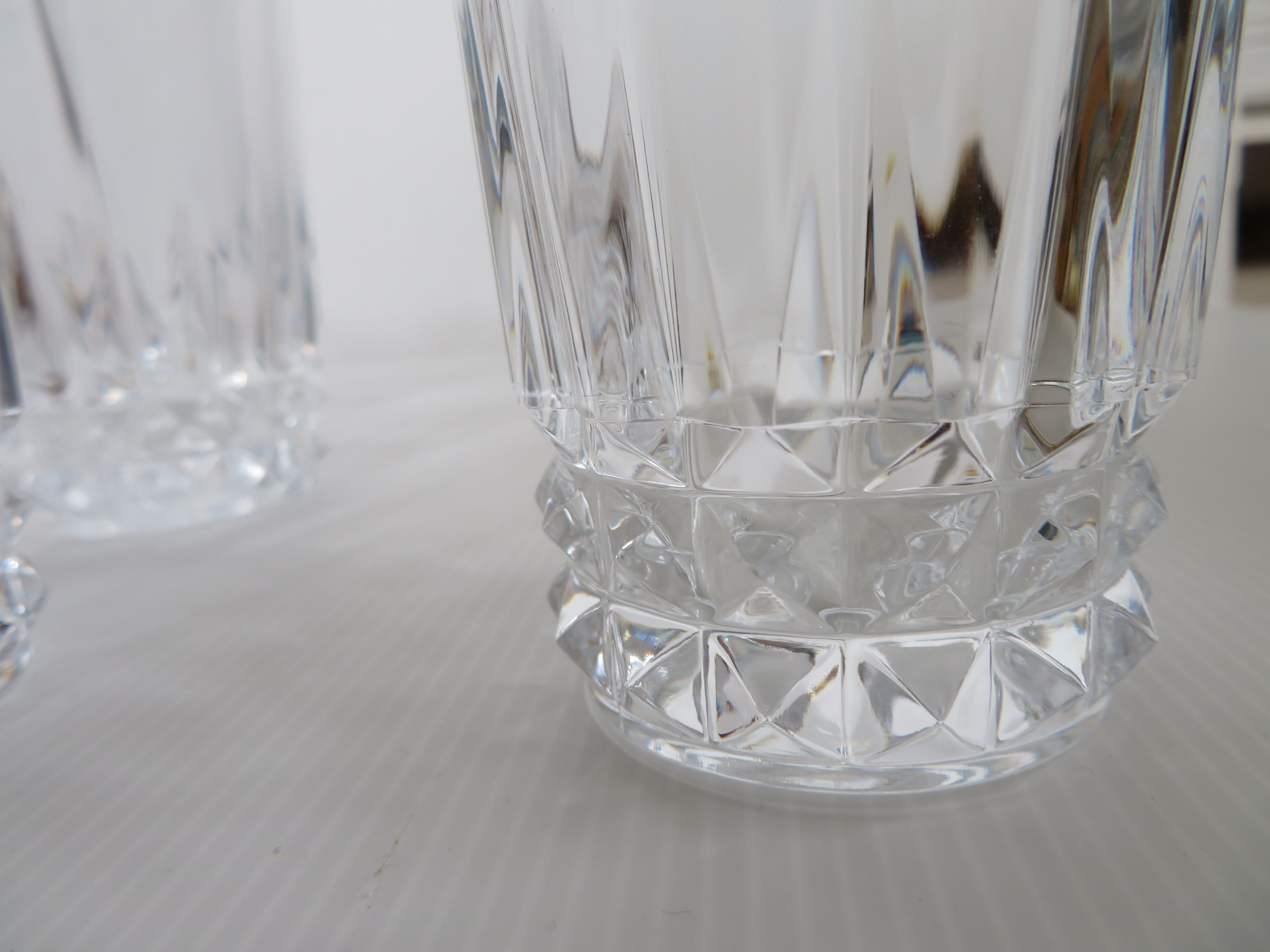 Crystal whisky glasses from Arques