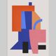 4 Colorful Geometric Art Prints
