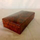 Solid cedar magnifying glass box