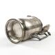 Art Nouveau oil jug, silver-plated brass, pewter, Germany, early 20th century