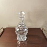 Old faceted decanter