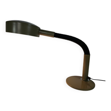 Hala Zeist - model 708 - Desk lamp - olive green - Flexible arm - 1970s