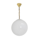 Suspension en verre du milieu du siècle années 1970