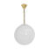 Suspension en verre du milieu du siècle années 1970