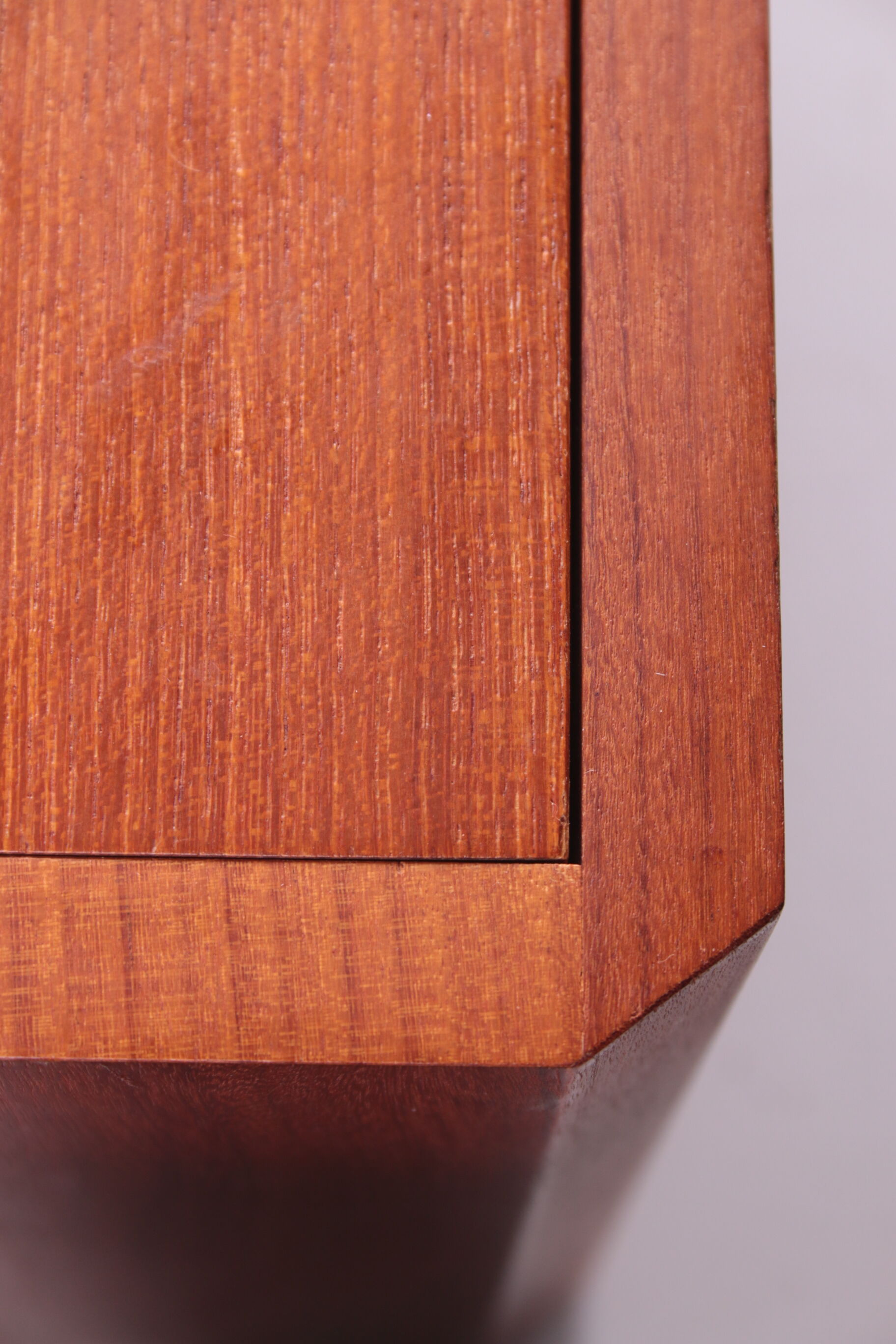 Pair of teak floating vintage bedside tables with drawer - Denmark 1960