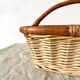 Wicker and rattan basket 34 x 34