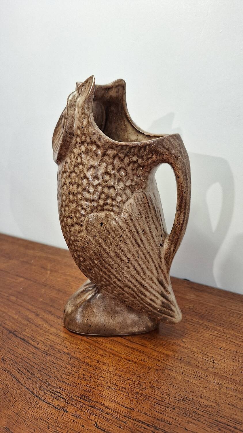 Zoomorphic vase Owl Vallauris