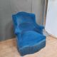 Faiteuil crapaud  bleu