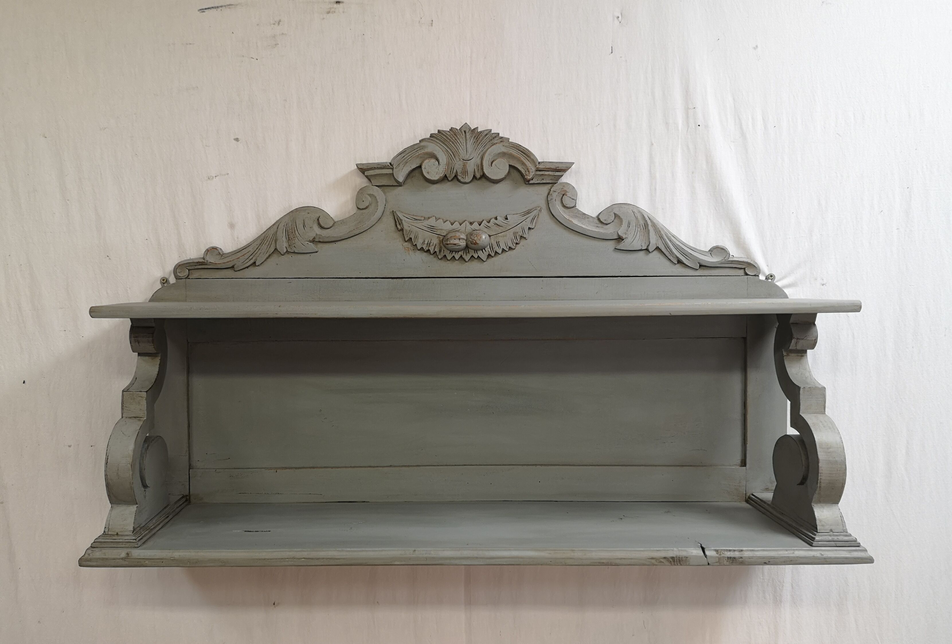 Wall shelf 19th XIX th patina shabby chic gustavian