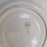 4 old mismatched plates Gien, St Amand, K&G Lunéville