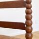 Beaded wood corner chair