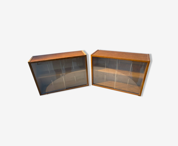 Set of 2 shelves cd rack