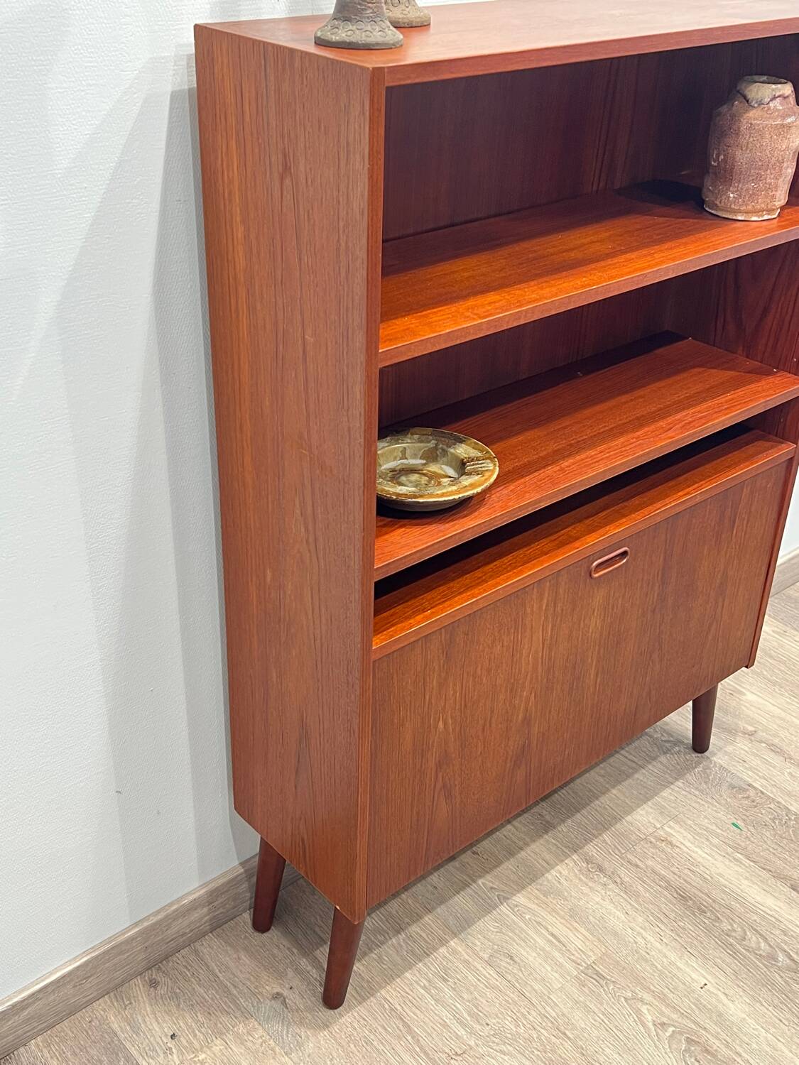 Scandinavian teak bookcase
