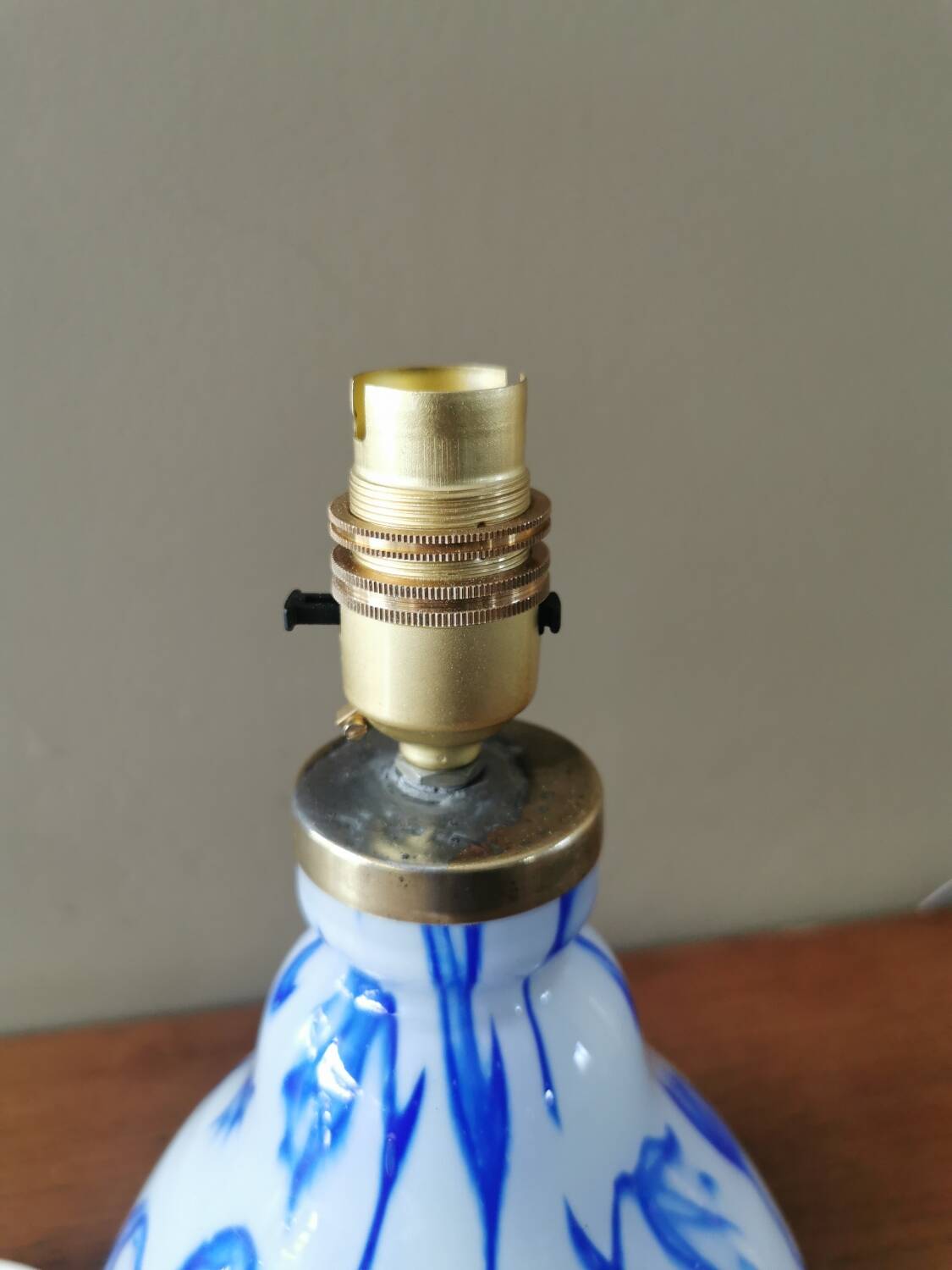 Vintage Murano glass lamp base