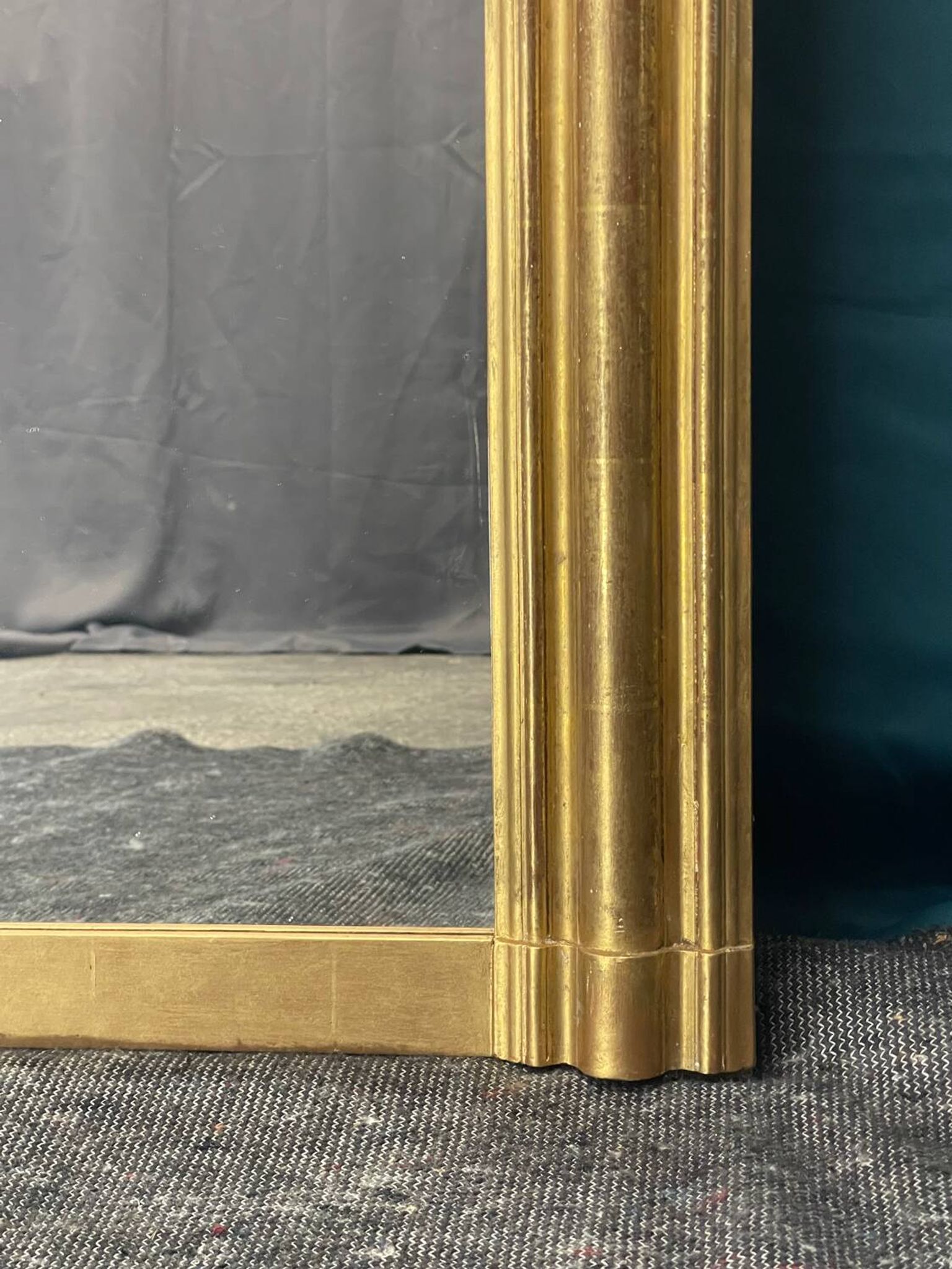 Large old 19th century mirror high 177 x 104.5 cm very good condition