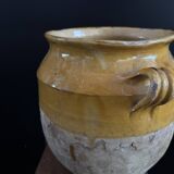 Pot à confit en terre cuite vernissée