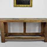 Former oak carpenter's workbench