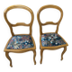2 chairs in boys and fabrics