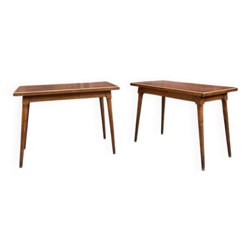 Paire de tables de bistrot années 60