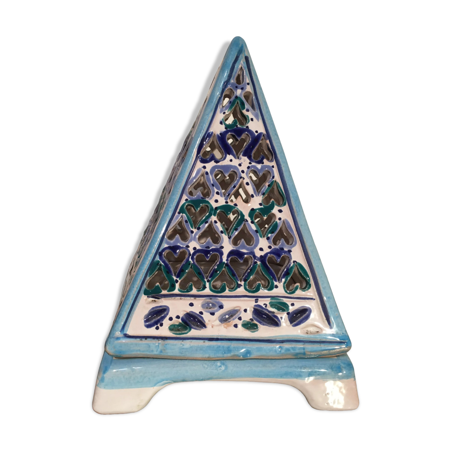 Photophore ceramic pyramid